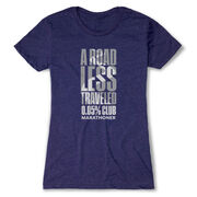 Women's Everyday Runners Tee - A Road Less Traveled - Marathoner