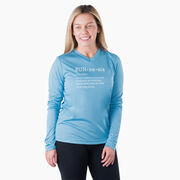 Women's Long Sleeve Tech Tee - RUNnesia