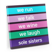 Running Canvas Wall Art - Sole Sister Mantra