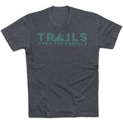 Running Short Sleeve T-Shirt - Trails Over Treadmills