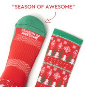 Socrates&reg; Mid-Calf Performance Socks - Season Of Awesome