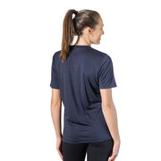 Women's Short Sleeve Tech Tee - I Run To Burn Off The Crazy