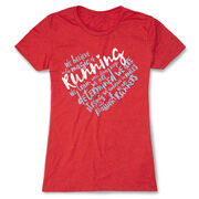 Women's Everyday Runners Tee - Live Love Run Heart