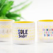Soleil Home&trade; Running Porcelain Candle Holder - Sole Sister