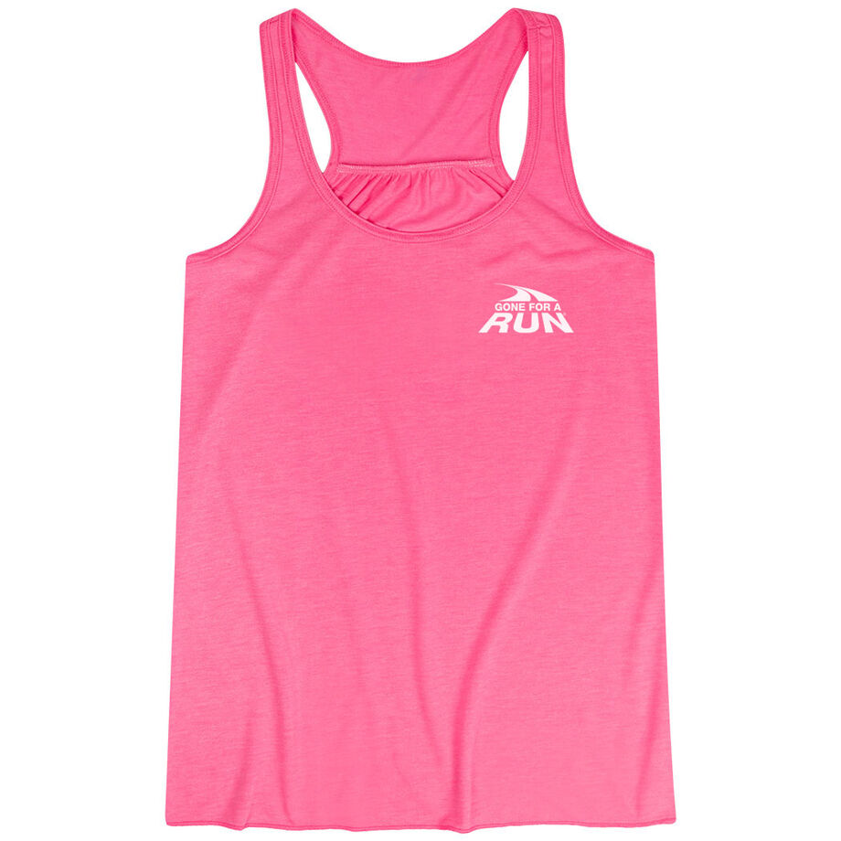 Flowy Racerback Tank Top - Gone For a Run® Logo - Mini