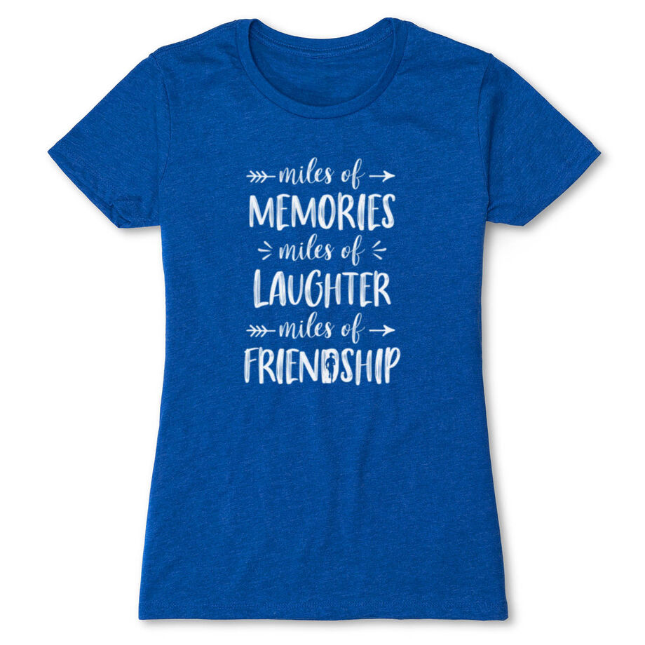 Women's Everyday Runners Tee - Miles of Friendship Mantra