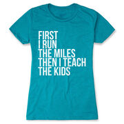 Women's Everyday Runners Tee - Then I Teach The Kids