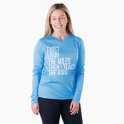 Women's Long Sleeve Tech Tee - Then I Teach The Kids