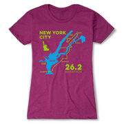 Women's Everyday Runners Tee - New York City Route