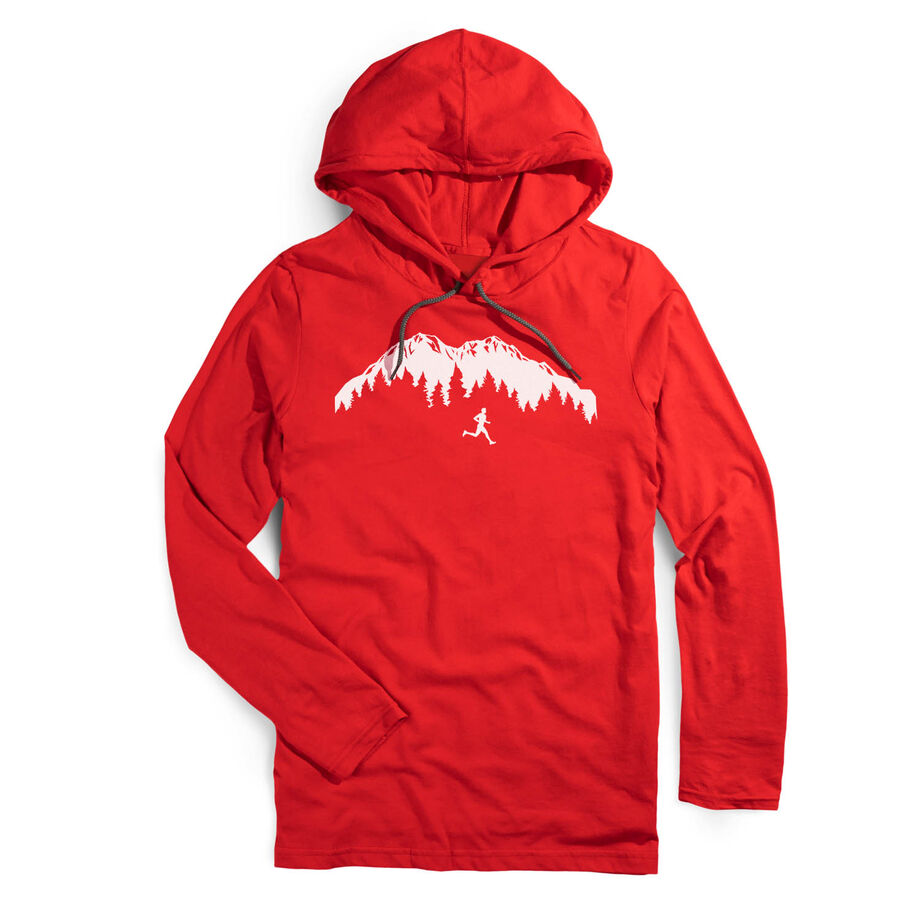 Running Lightweight Hoodie - Trail Runner in the Mountains (Male)
