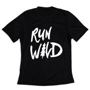 Women's Short Sleeve Tech Tee - Run Wild Sketch