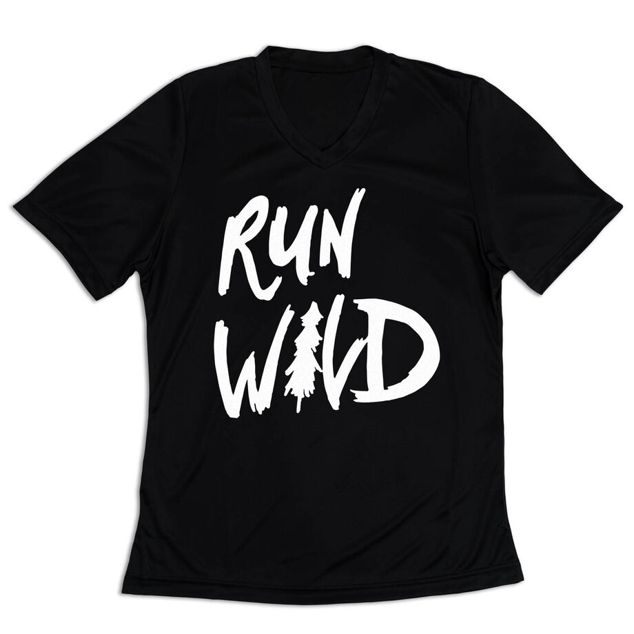 Women's Short Sleeve Tech Tee - Run Wild Sketch