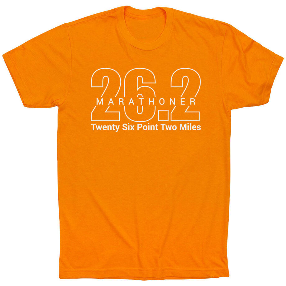 Running Short Sleeve T-Shirt - Marathoner 26.2 Miles