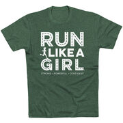 Running Short Sleeve T-Shirt - Run Like A Girl® Road