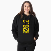 Statement Fleece Hoodie -  Boston 26.2 Vertical