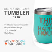 Running Travel Wine Tumbler - This is My Happy Hour