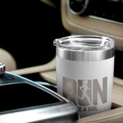 Running 20 oz Double Insluated Tumbler - Let's Run Like A Girl