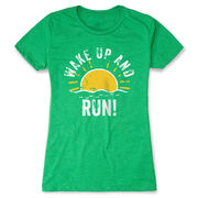 Women's Everyday Runners Tee - Wake Up And Run