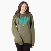 Statement Fleece Hoodie -  Love The Run