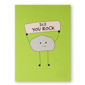 Running Greeting Card - 26.2 You Rock