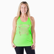 Women's Racerback Performance Tank Top - Run Dirty