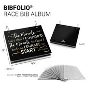 BibFOLIO&reg; Race Bib Album - Miracle