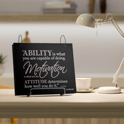 BibFOLIO&reg; Race Bib Album - Ability. Motivation. Attitude