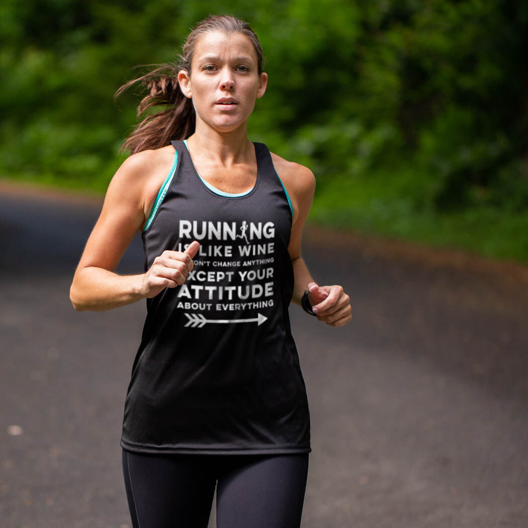 Running Out Of Wine Women's Muscle Tank Top