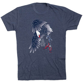 Running Short Sleeve T-Shirt - Because of The Brave