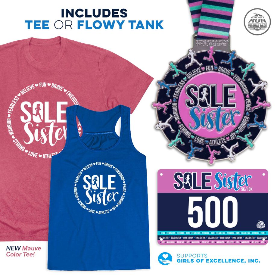 Virtual Race - Sole Sister 5K/10K | Gone For a Run