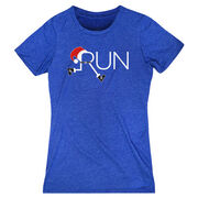 Women's Everyday Runners Tee - Let's Run For Christmas