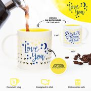 Soleil Home™ Porcelain Mug - Love You to The Moon and Back