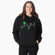 Statement Fleece Hoodie -  Let's Run Lucky
