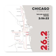 Running 12" X 12" Removable Wall Tile - Personalized Chicago Route