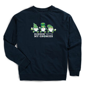 Running Raglan Crew Neck Pullover - Runnin' With My Gnomies&reg; - Lucky