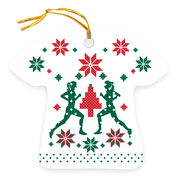 Running Ornament - Ugly Christmas Sweater (Female)