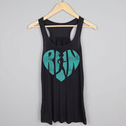 Flowy Racerback Tank Top - Love The Run
