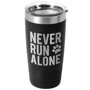 Running 20oz. Double Insulated Tumbler - Never Run Alone (Bold)