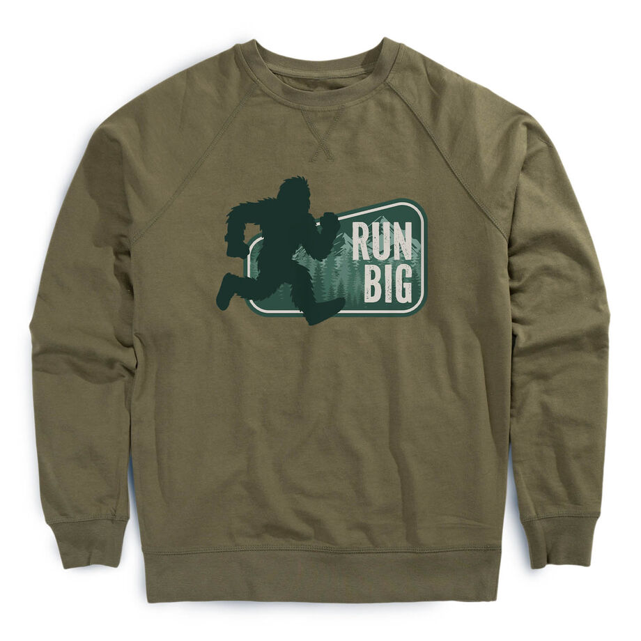 Running Raglan Crew Neck Sweatshirt - Run Big