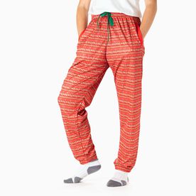 Running Lounge Pants - Christmas Knit