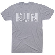 Running Short Sleeve T-Shirt - Run Lines