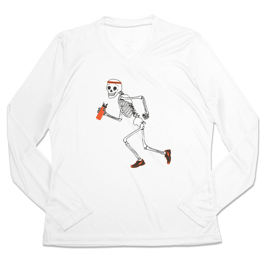 Women's Long Sleeve Tech Tee - Never Stop Running