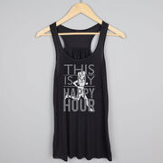 Flowy Racerback Tank Top - This Is My Happy Hour
