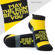 Socrates&reg; Woven Performance Sock - May the Run be with You