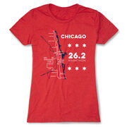 Women's Everyday Runners Tee - Chicago Route