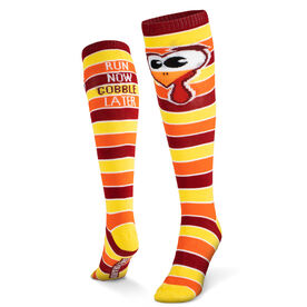 Yakety Yak Knee High Socks - Run Now Gobble Later