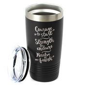 Running 20 oz. Double Insulated Tumbler - Courage To Start