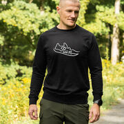 Running Raglan Crew Neck Pullover - Run Shoe