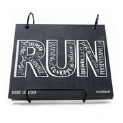 BibFOLIO&reg; Race Bib Album - Inspire to RUN Chalkboard