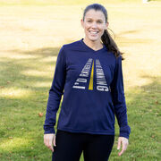 Women's Long Sleeve Tech Tee - I'd Rather Be Running